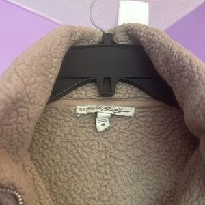 Taupe 3/4 zip Womens pullover from Express